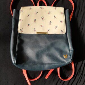 Mickey Mouse Retro Backpack Bioworld  Blue Bag Disney